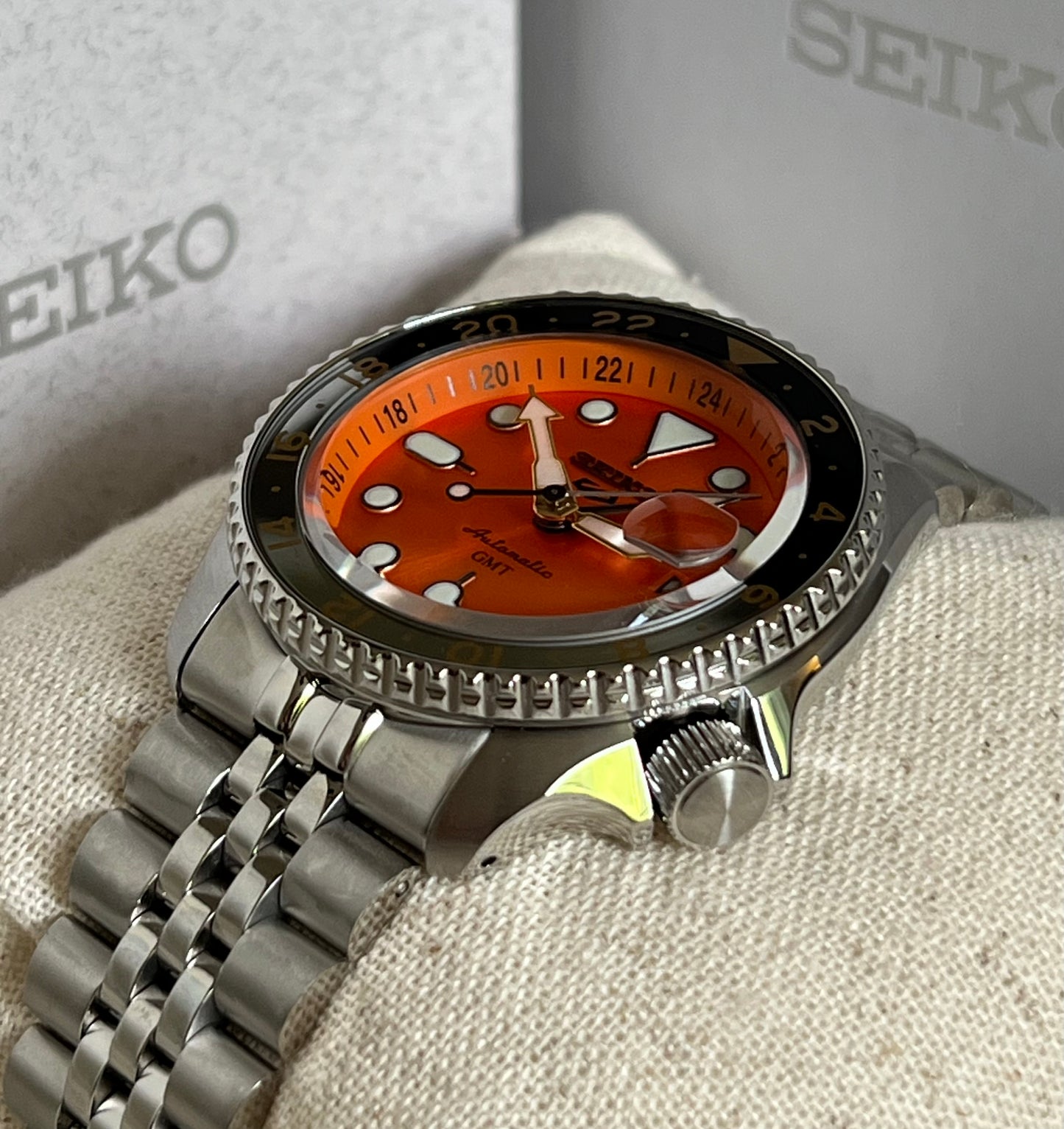 Seiko Men’s 5 Sports Automatic GMT Watch