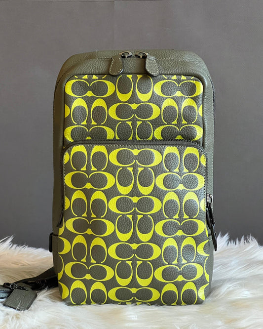 Coach Gotham Pack In Signature Leather