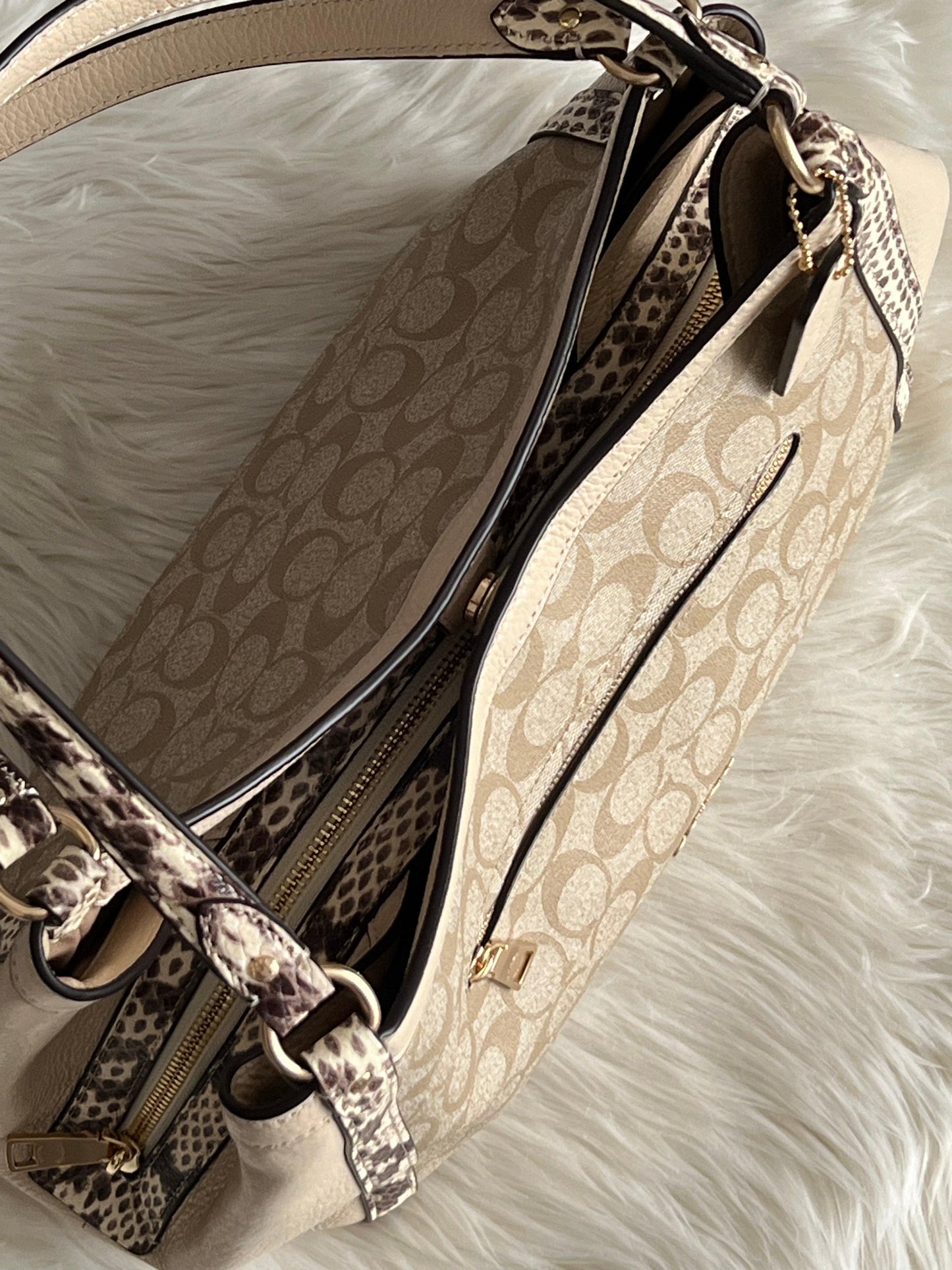 Coach Kristy Shoulder Bag in Colorblock Signature Canvas