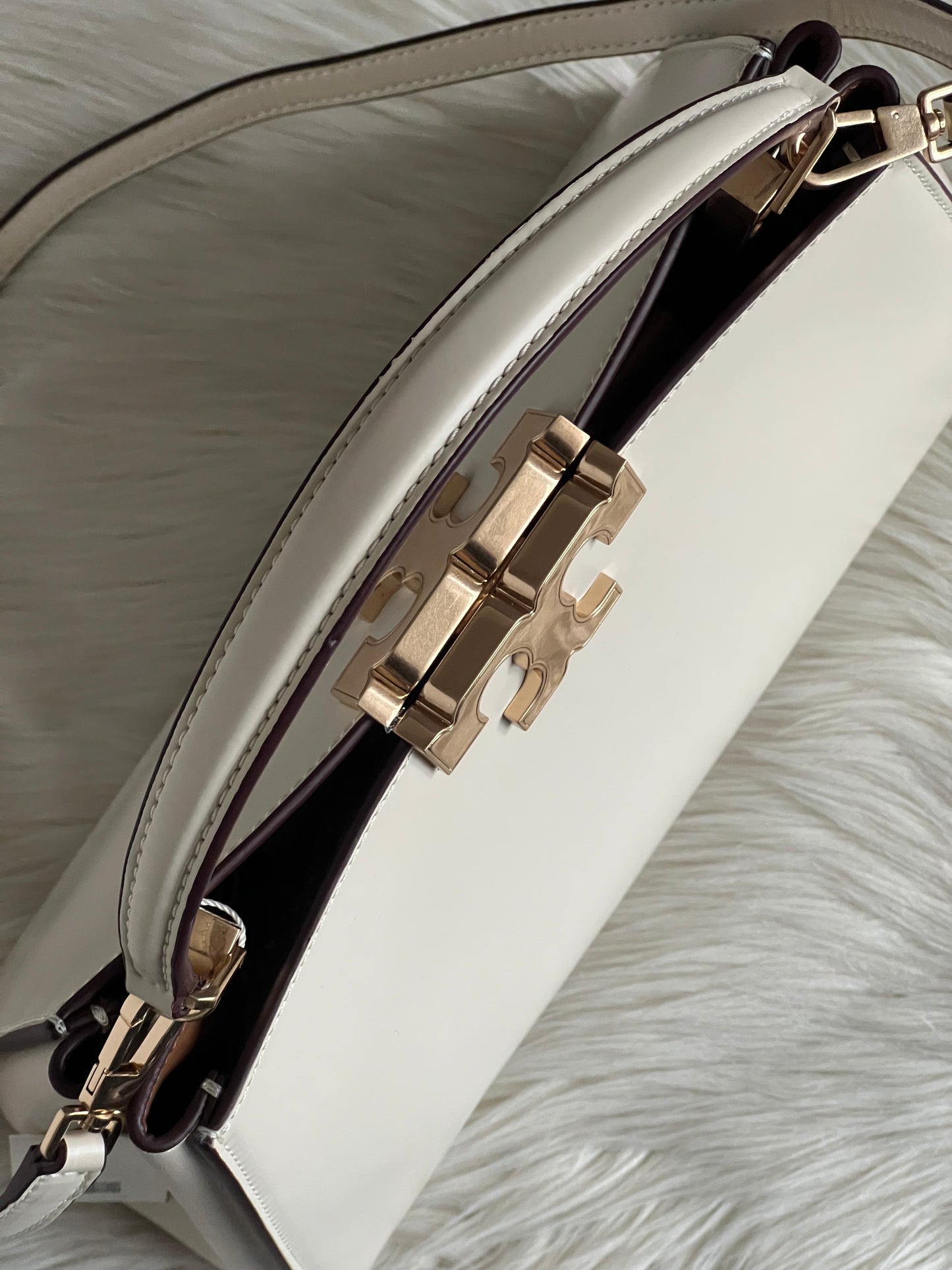 Tory Burch Eleanor Spazzolato Satchel