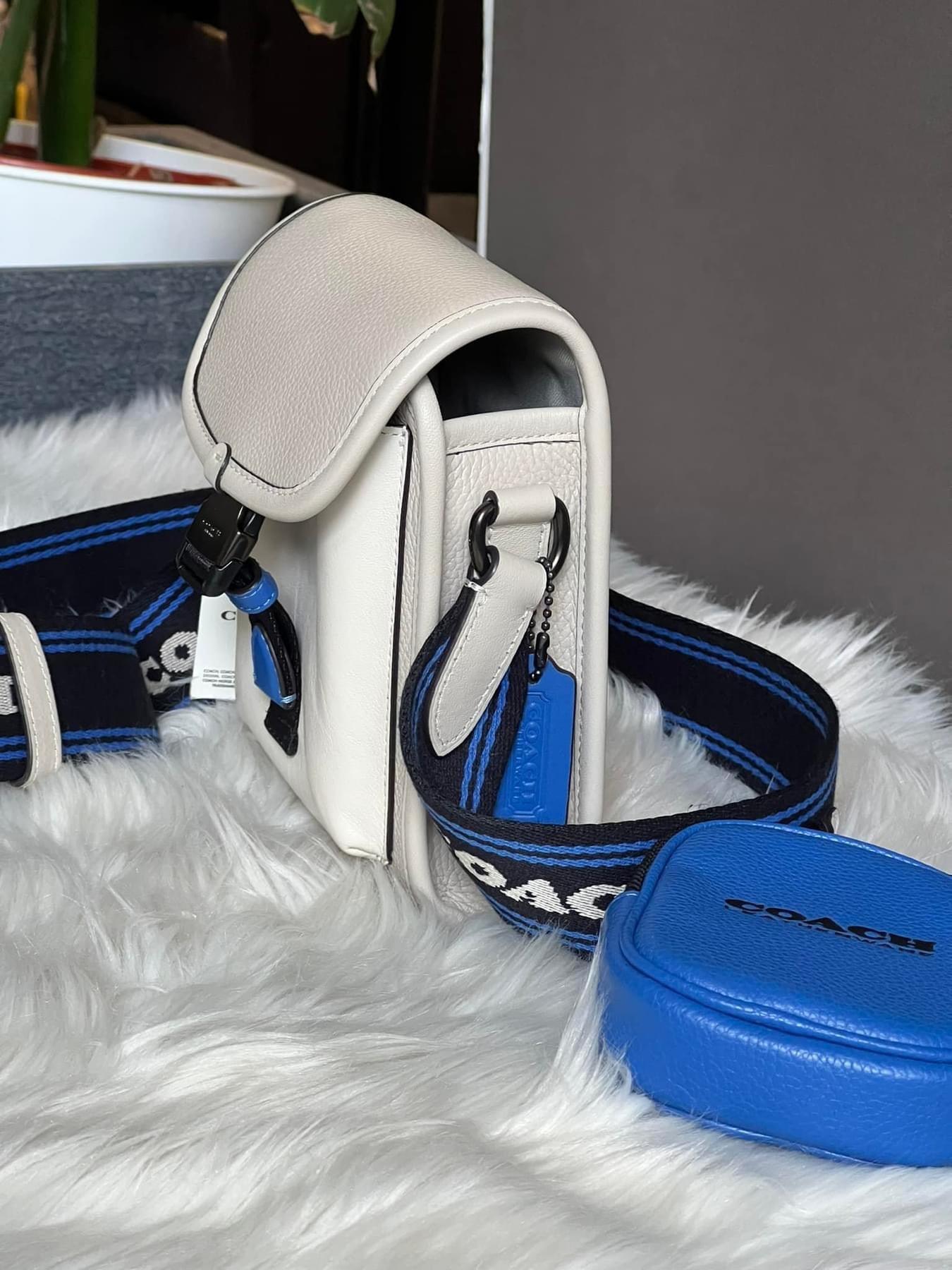 Coach Charter North/South Crossbody With Hybrid Pouch In Colorblock