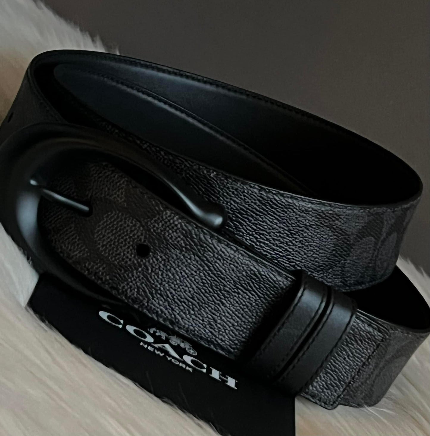 Coach Men’s Sculpted C Buckle Cut To Size