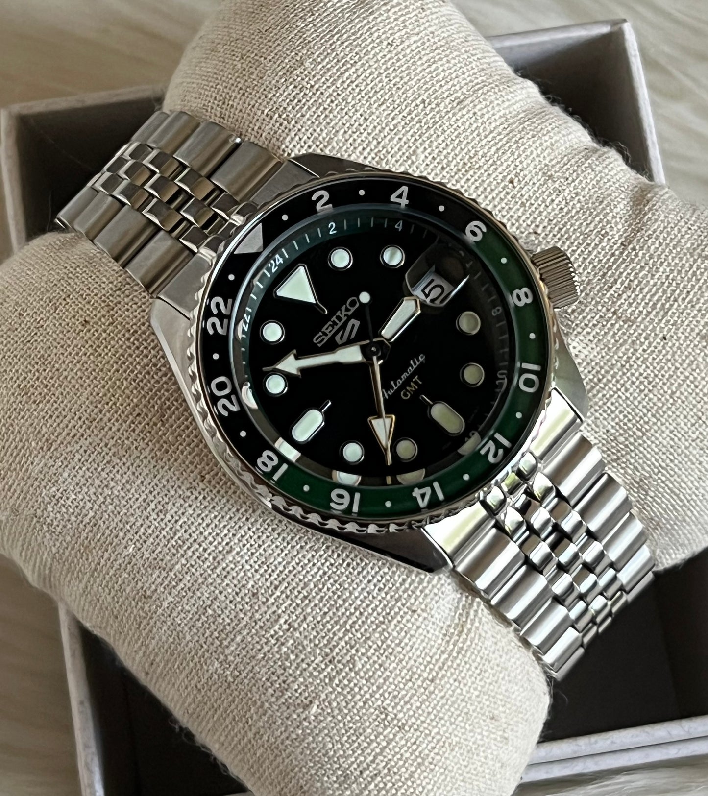Seiko Men’s 5 Sports Automatic GMT Watch