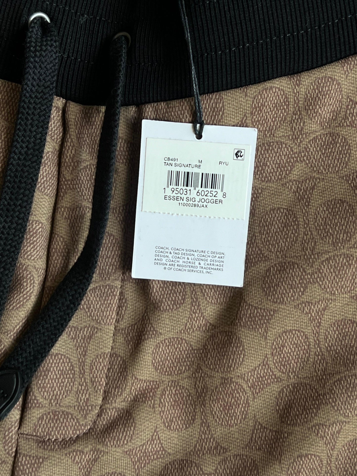 Coach Essential Joggers In Signature