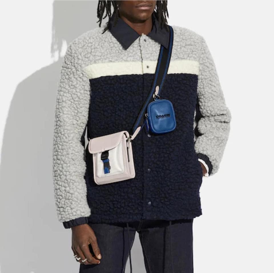 Coach Charter North/South Crossbody With Hybrid Pouch In Colorblock