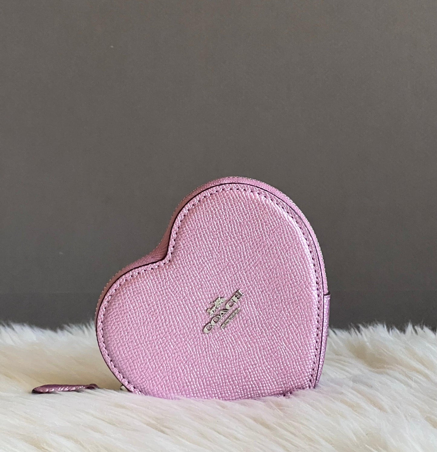 Coach Heart Coin Case
