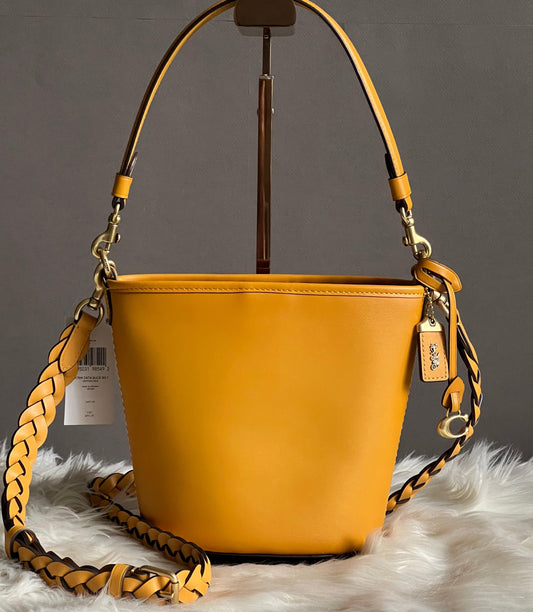 Coach Dakota Bucket Bag 16 With Braid