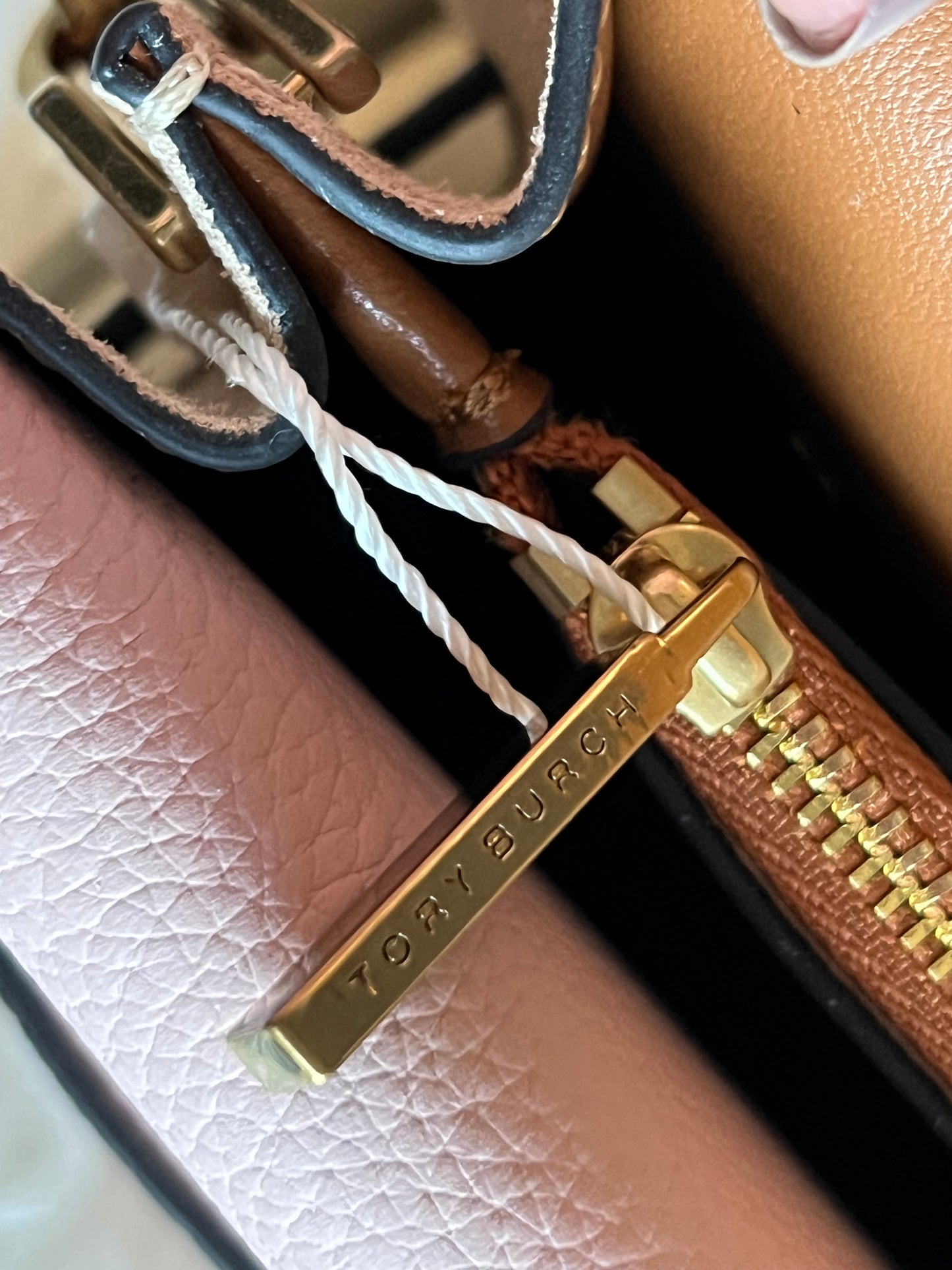 Tory Burch Lee Radziwill Pebbled Shoulder Bag