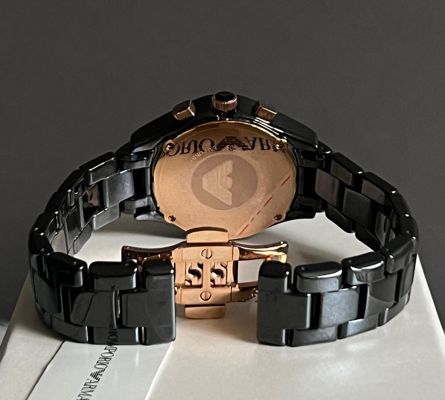 Emporio Armani Women’s Ceramica Chronograph Watch
