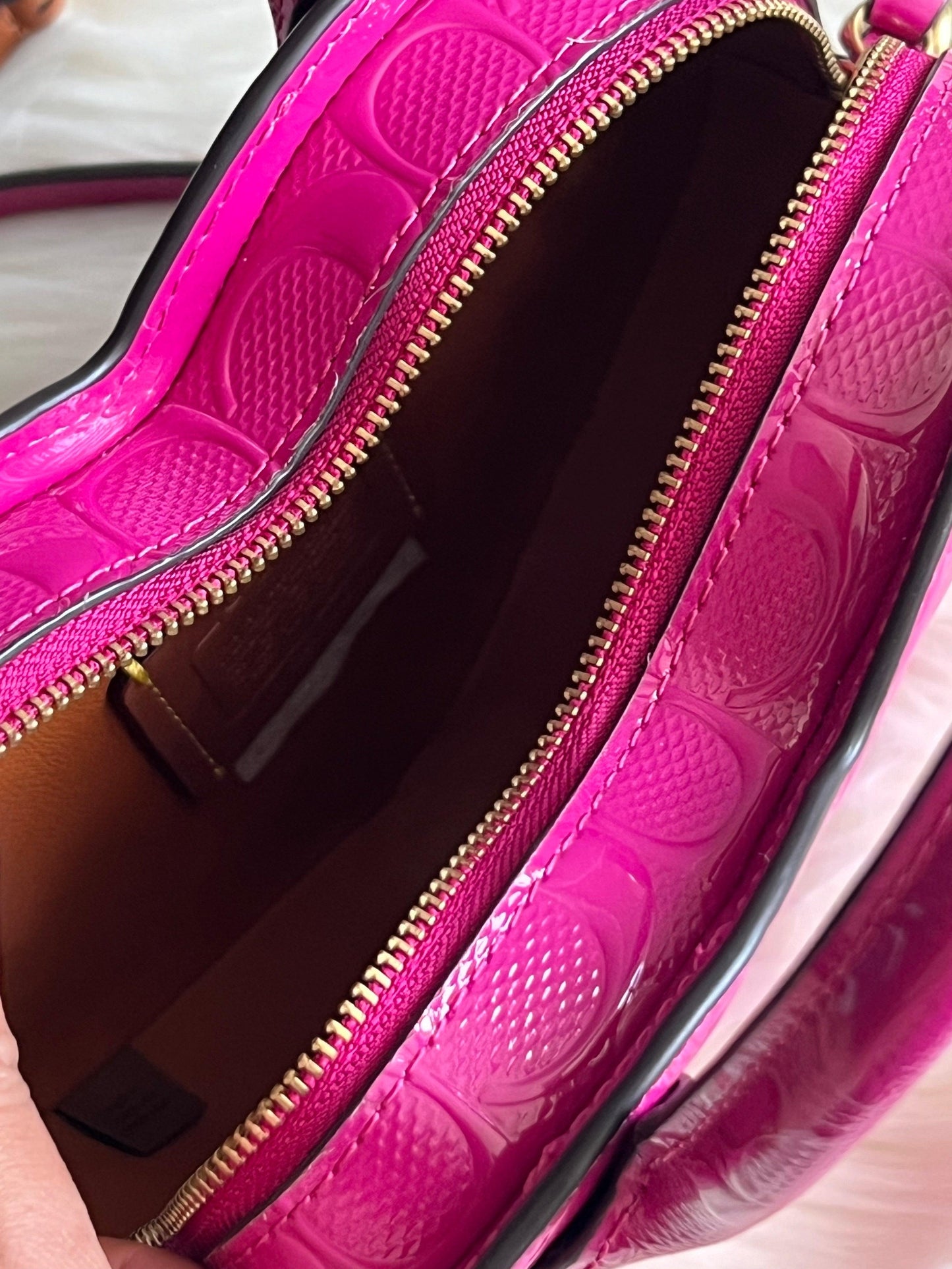 Coach Heart Bag in Signature Leather