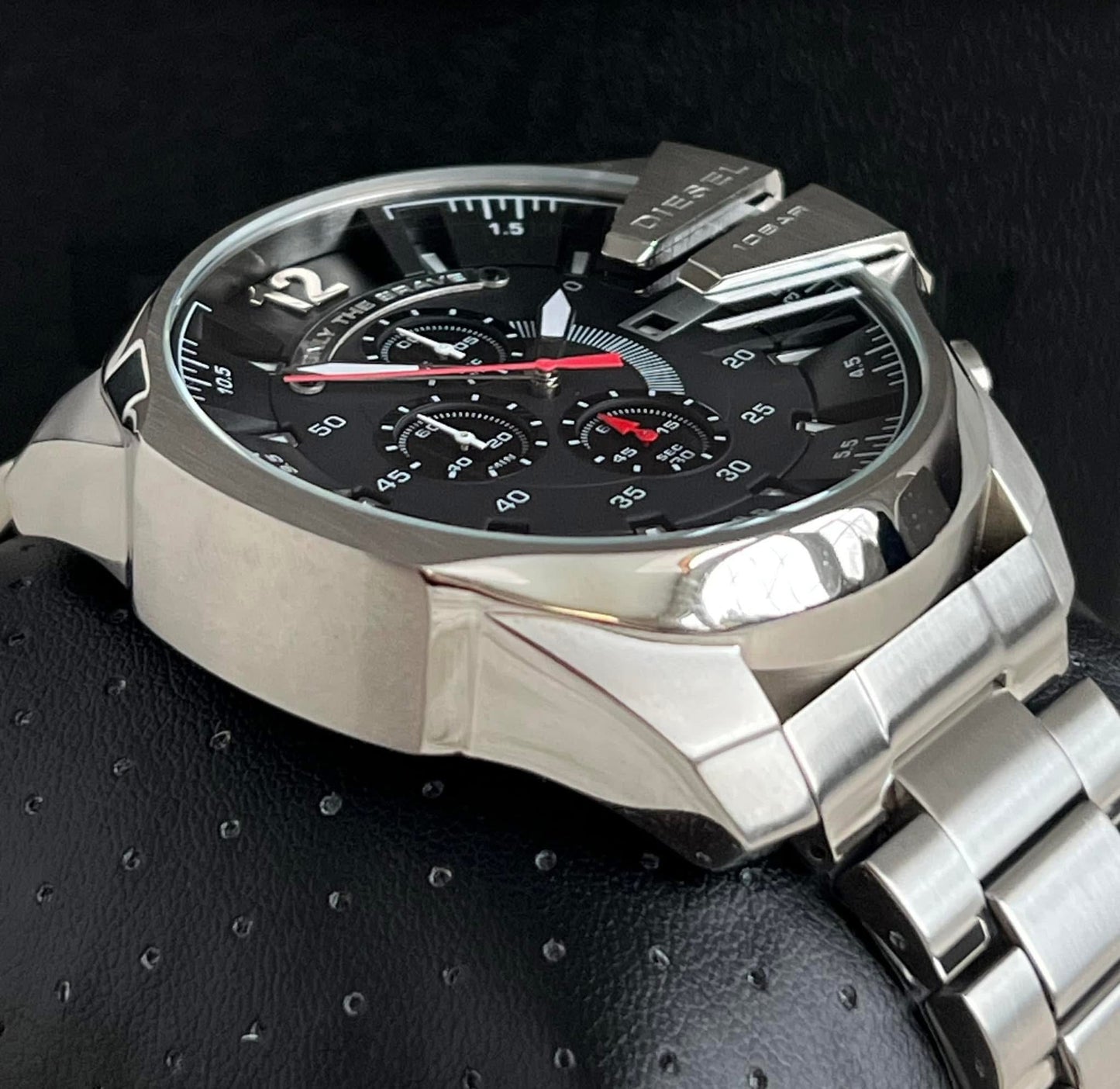 Diesel Men’s Mega Chief Chronograph Stainless Steel Watch