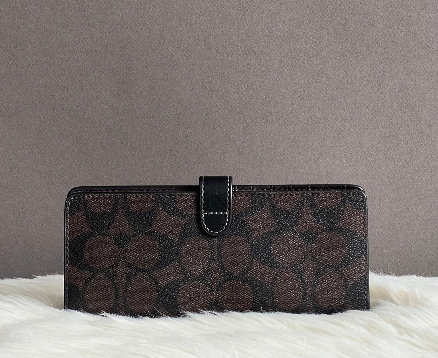 Coach Slim Wallet in Signature Canvas