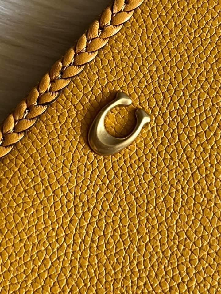 Coach Zip Around Wallet with Braid