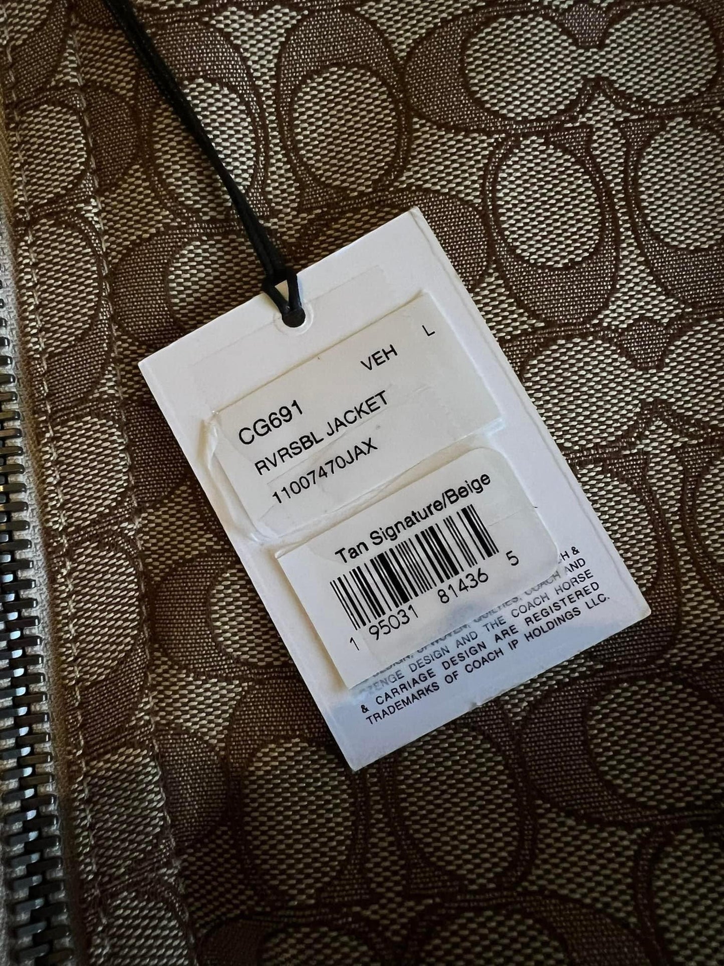 Coach Heritage Reversible Jacket