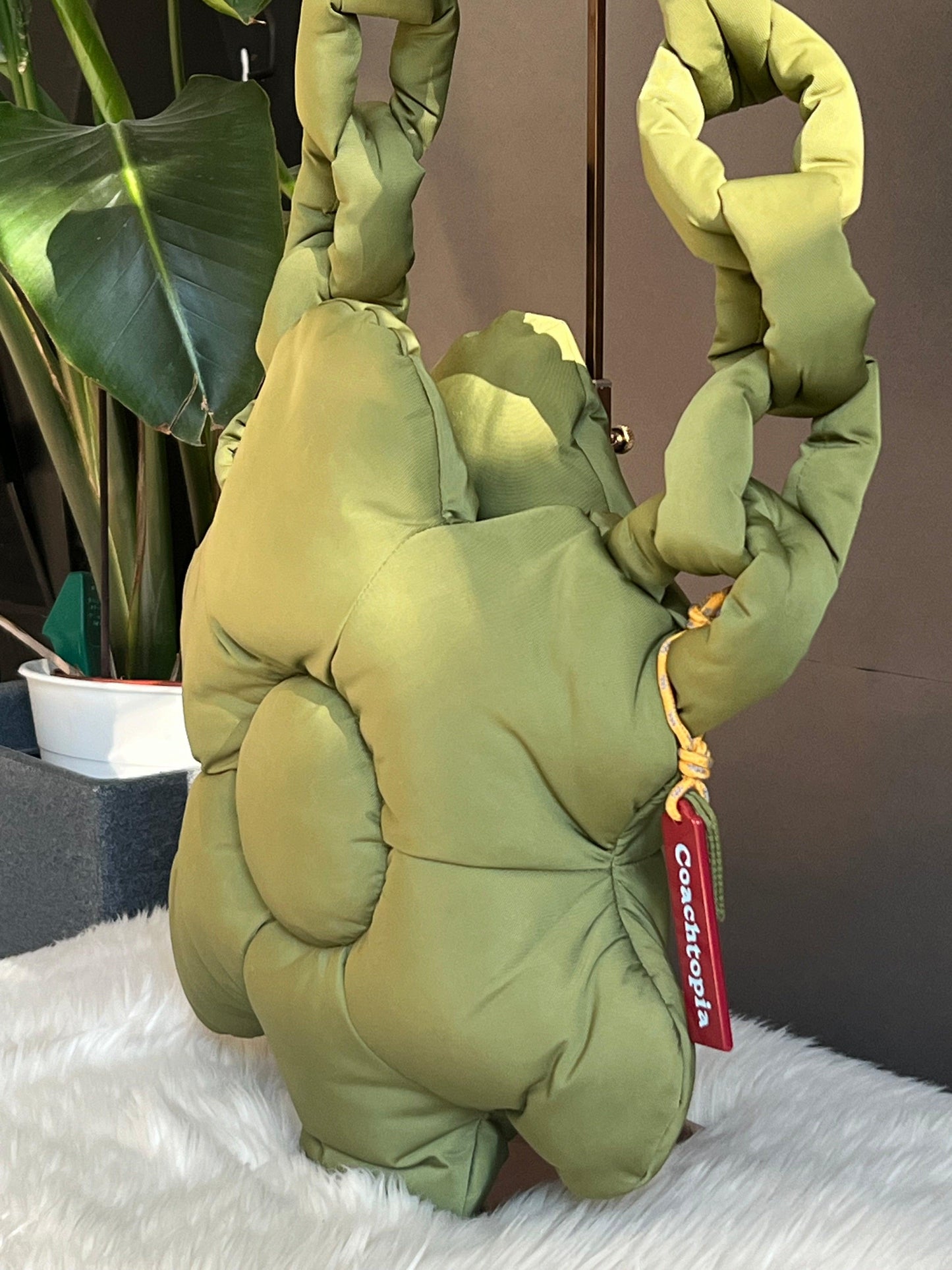 Coachtopia Loop Puffy Flower Bag