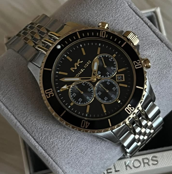 Michael Kors Men’s Bayville Chronograph Two-Tone Stainless Steel Watch