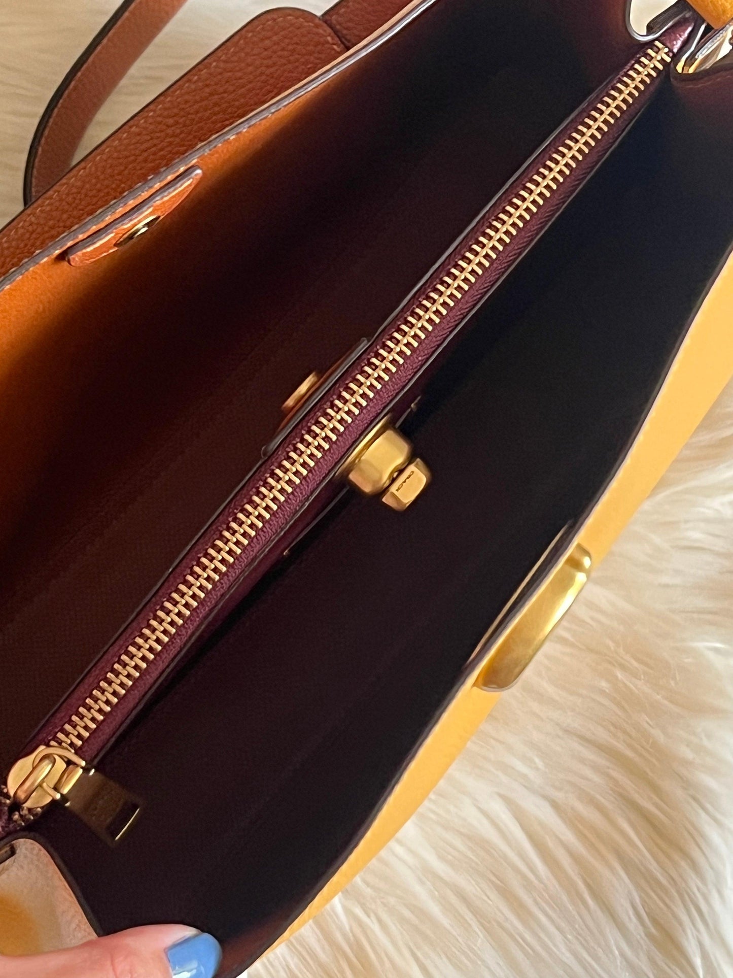 Coach Willow Shoulder Bag in Colorblock