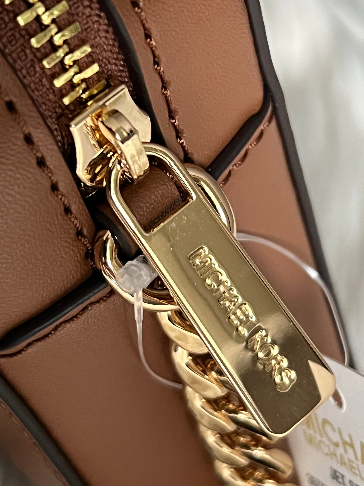 Michael Kors Jet Set Large Woven Crossbody Bag