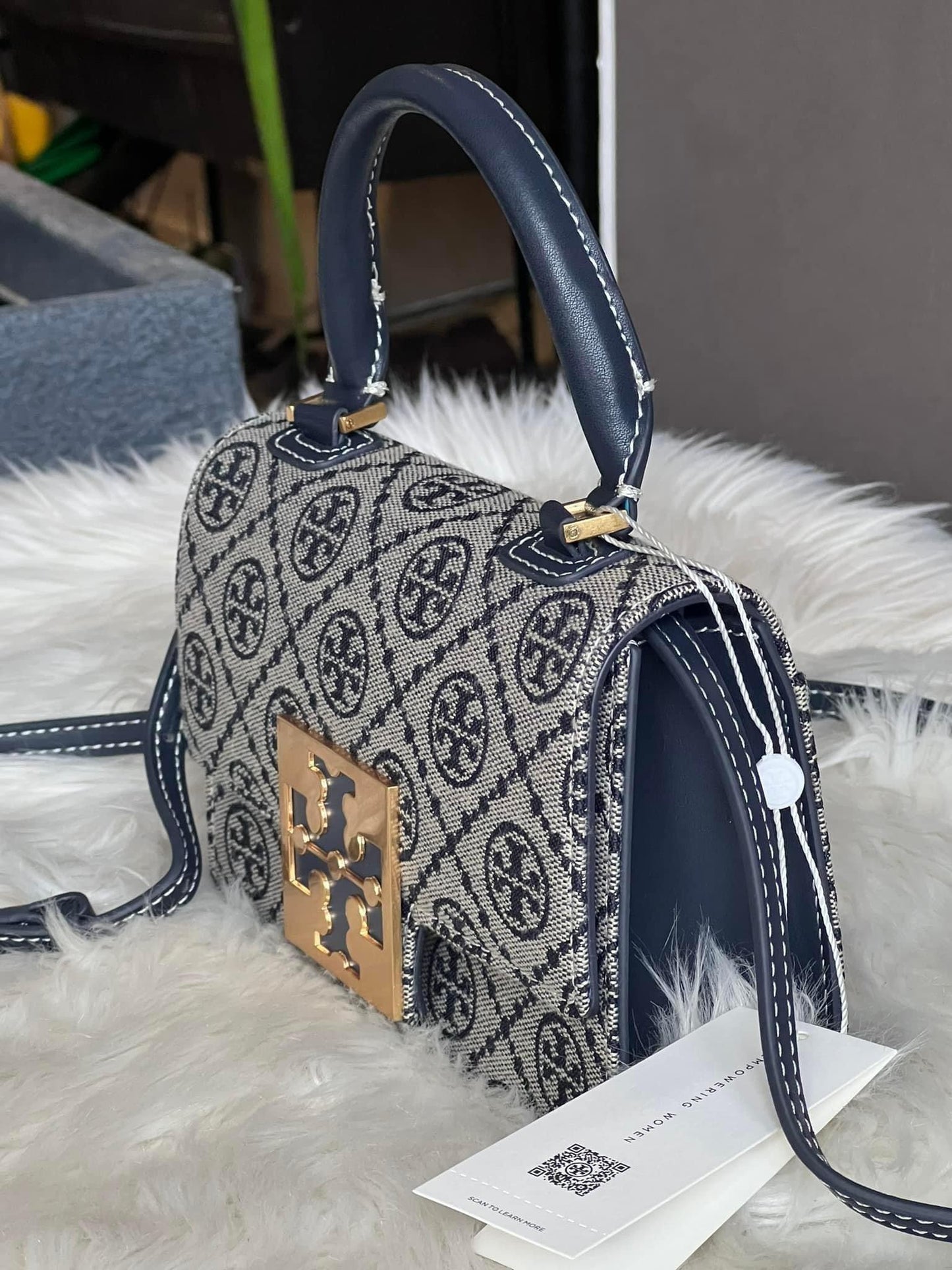 Tory Burch T Monogram Bon Bon Mini Bag