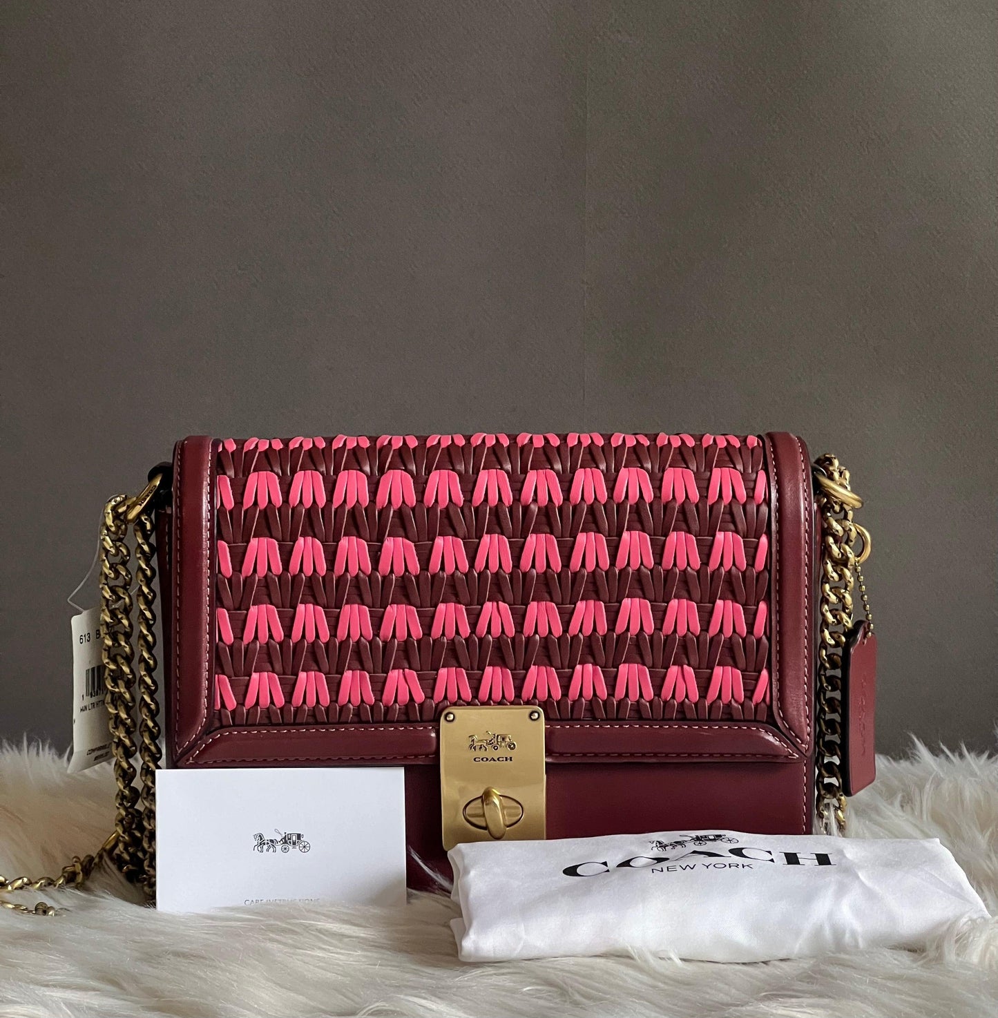 Coach Hutton Shoulder Bag with Quilting