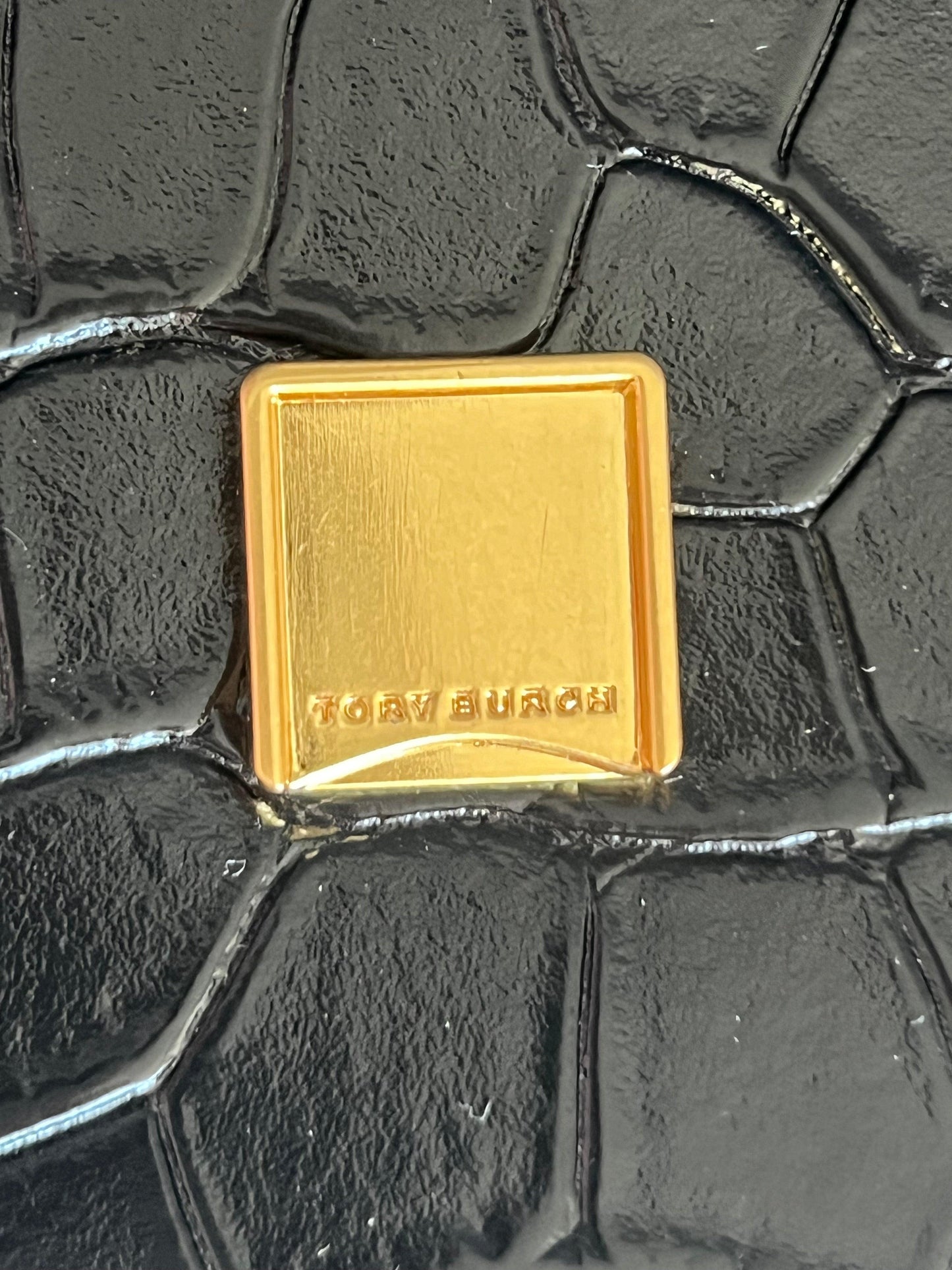 Tory Burch Eleanor Croc-Embossed Bag