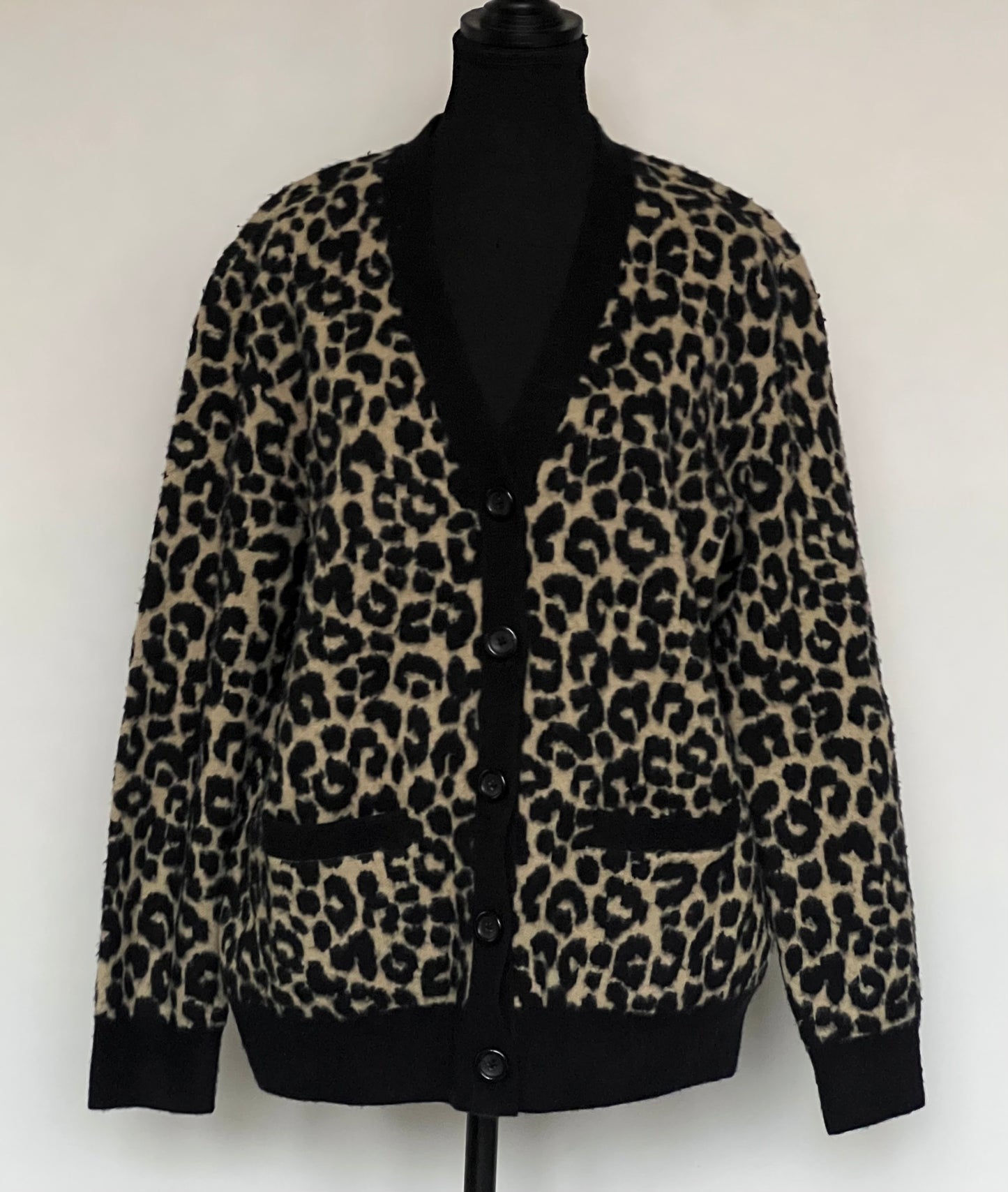 Coach Leopard Cardigan