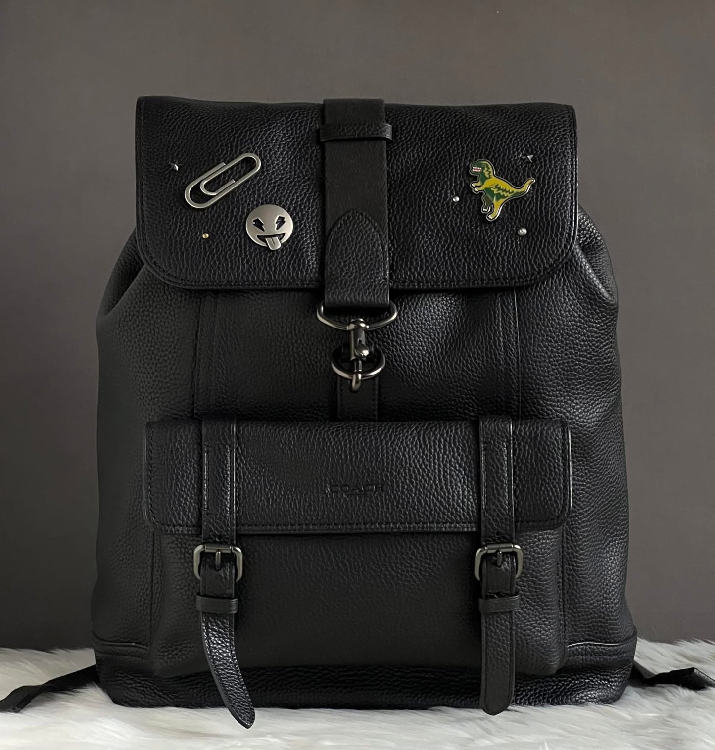 Coach Bleecker Backpack with Charms