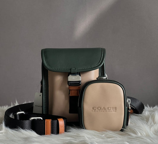Coach Charter North/South Crossbody With Hybrid Pouch in Colorblock