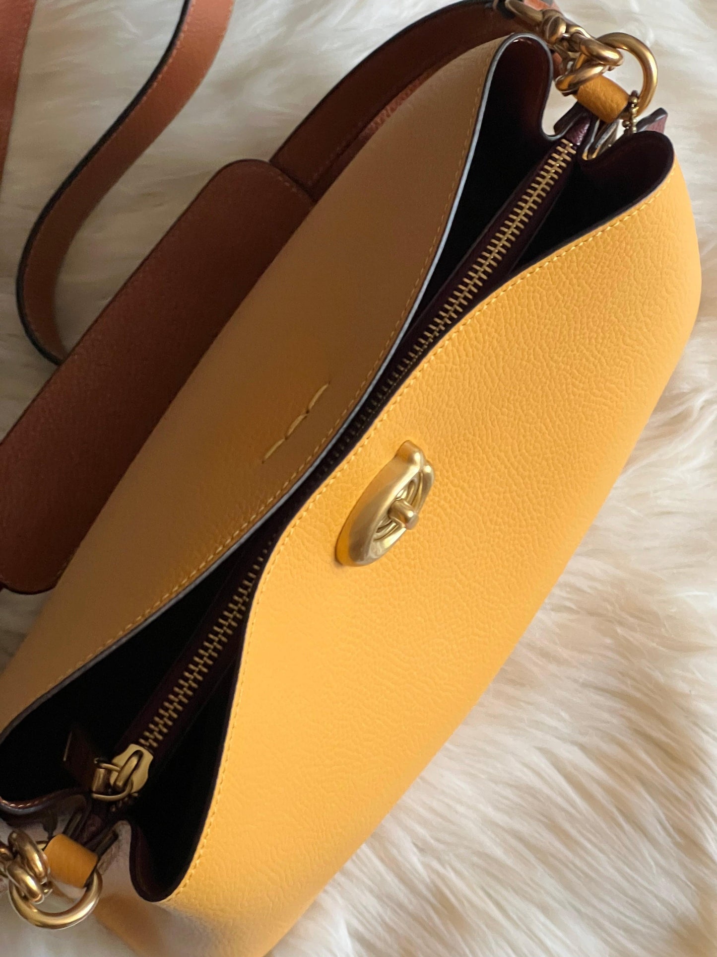 Coach Willow Shoulder Bag in Colorblock