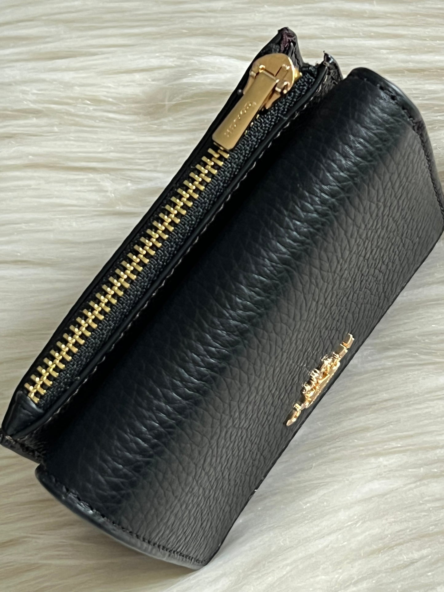 Coach Card Holder Wallet In Signature Canvas