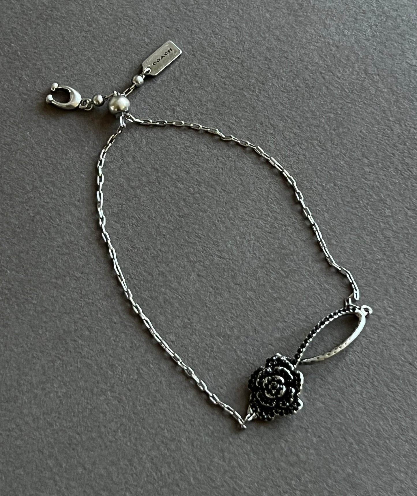 Coach Jet Flower Slider Bracelet