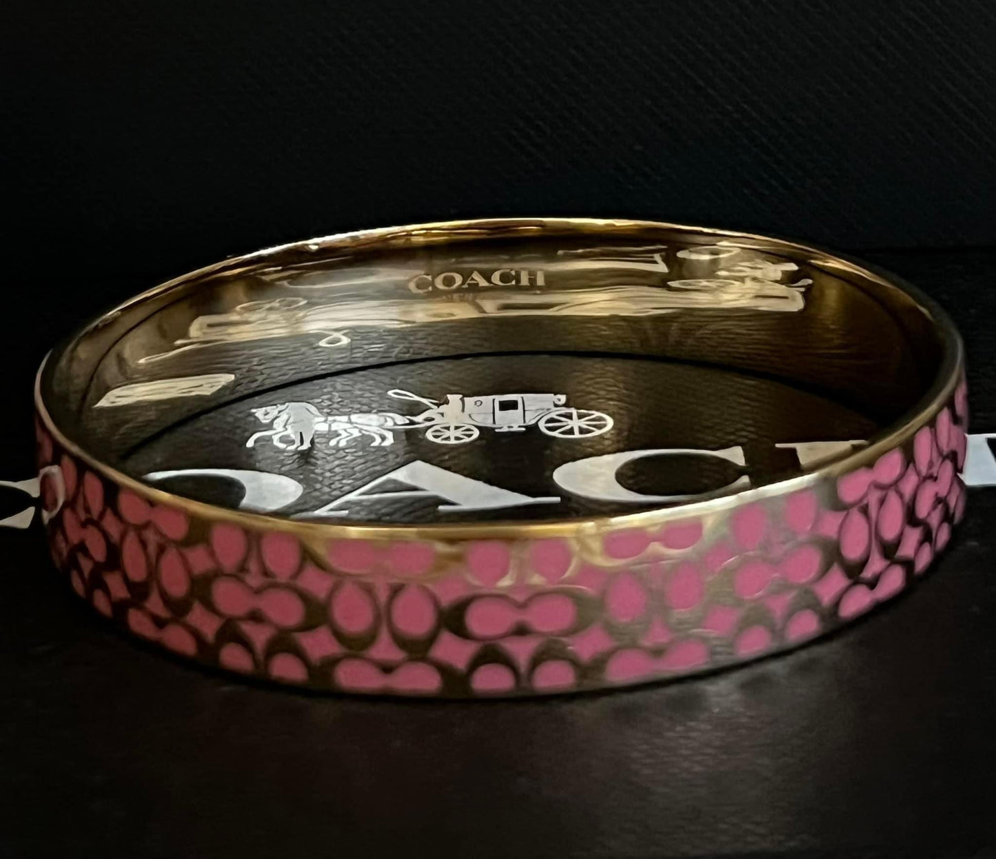 Coach Signature Bangle