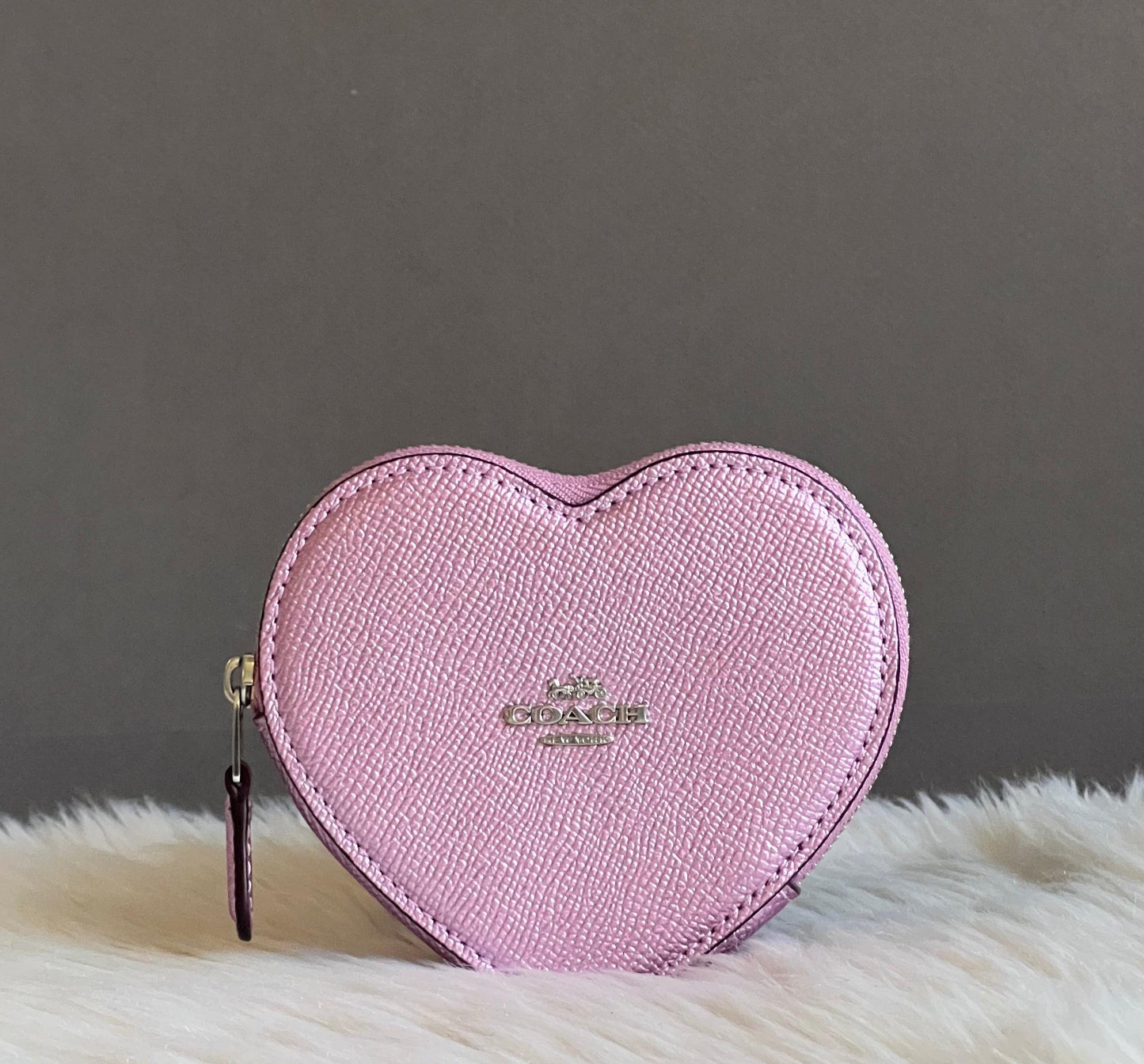 Coach Heart Coin Case