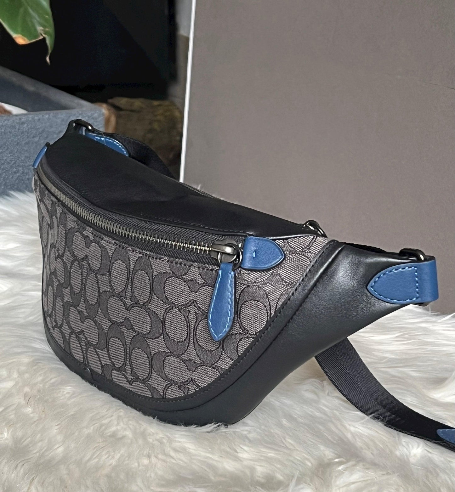 Coach League Belt Bag in Signature Jacquard