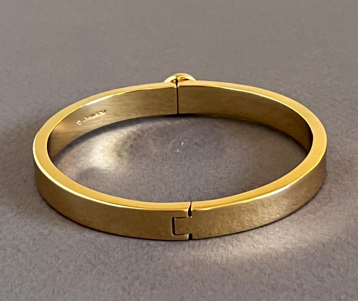 Coach Rivet Enamel Hinged Bangle
