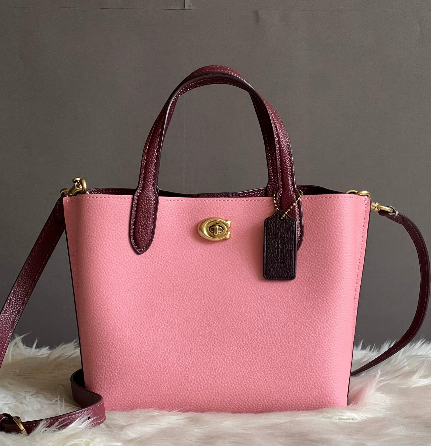 Coach Willow Tote 24 in Colorblock