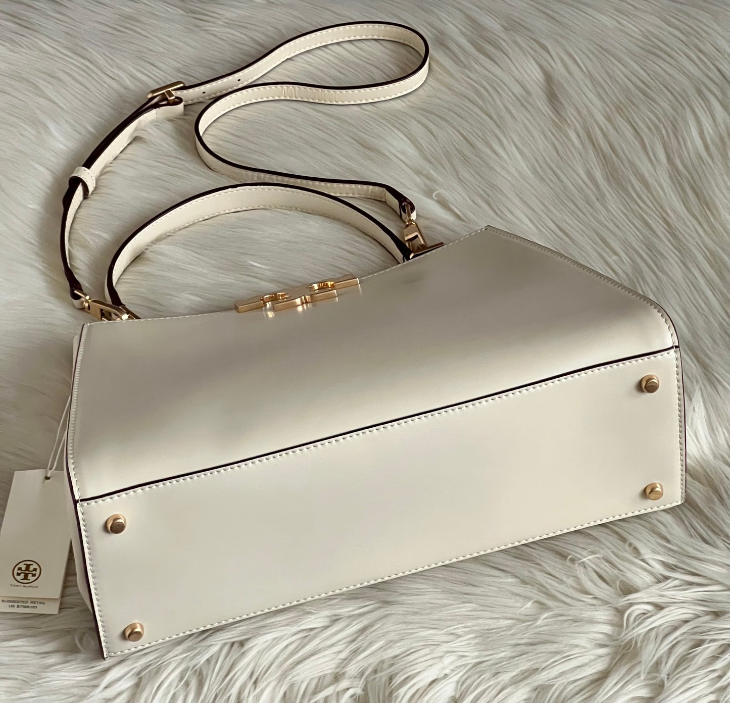 Tory Burch Eleanor Spazzolato Satchel