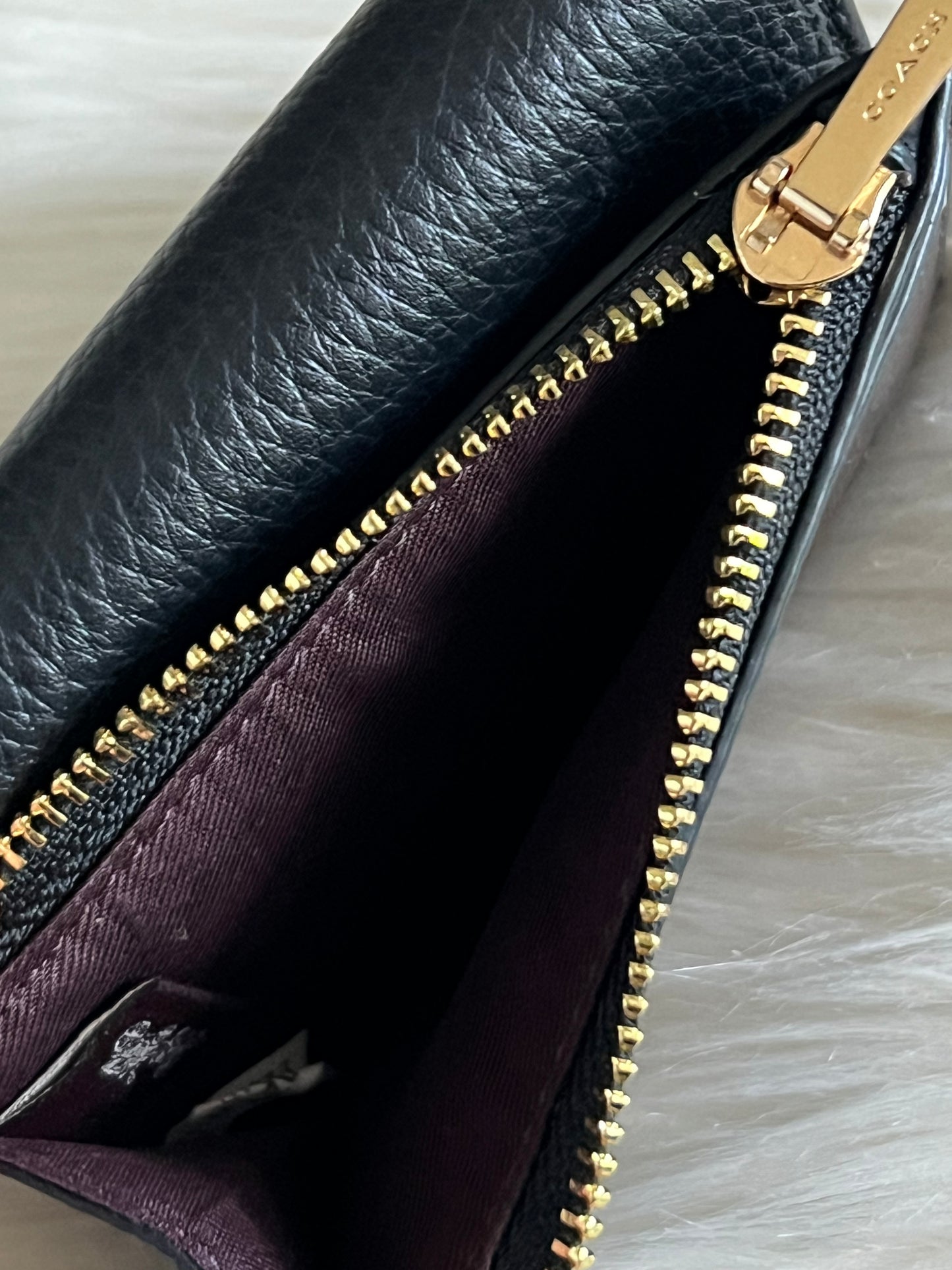 Coach Card Holder Wallet In Signature Canvas