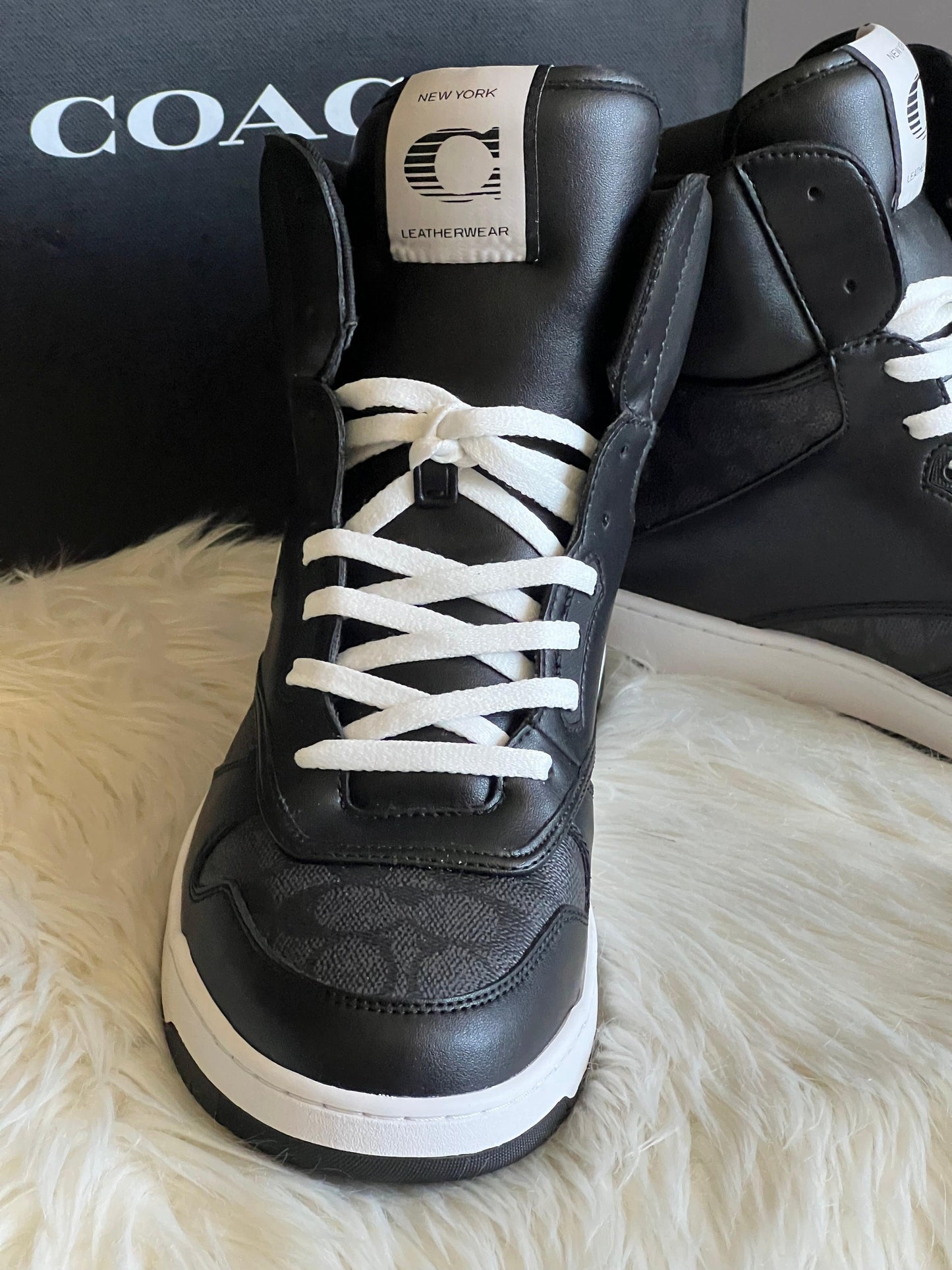 Coach High Top Sneaker in Signature Canvas