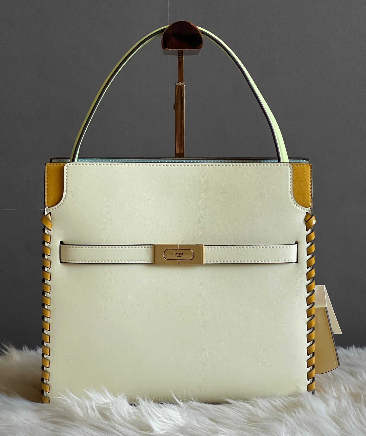 Tory Burch Small Lee Radziwill Whipstitch Double Bag