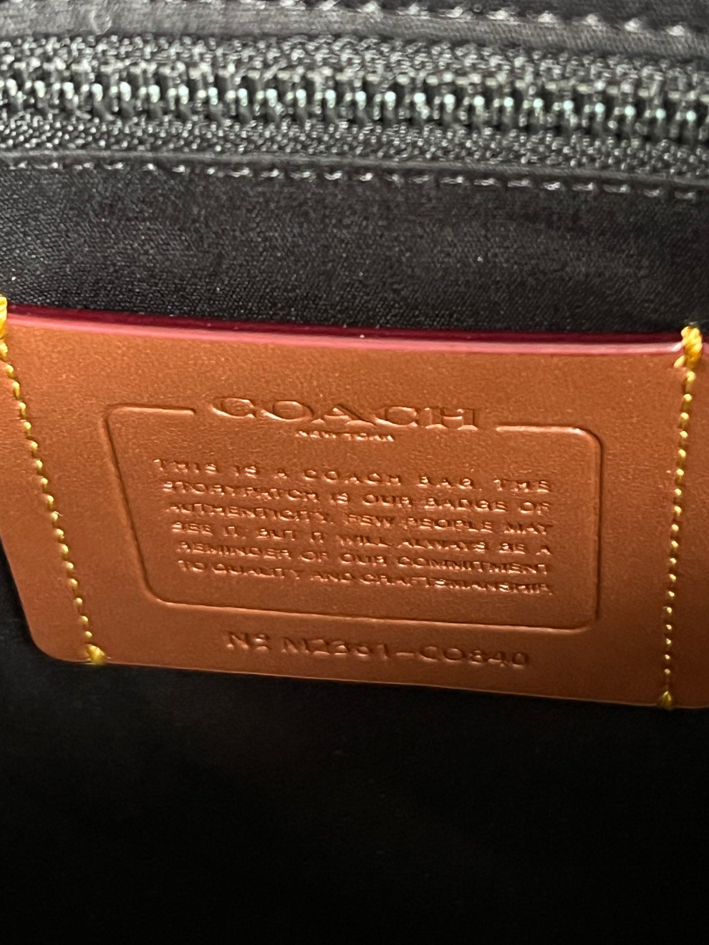 Coach Hall Tote 33