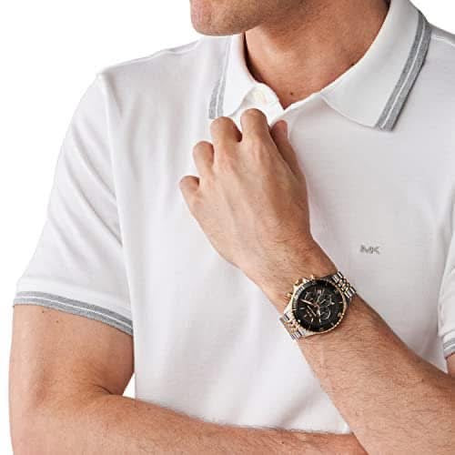 Michael Kors Men’s Bayville Chronograph Two-Tone Stainless Steel Watch