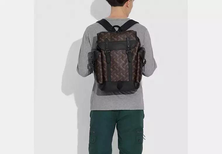 Coach Hitch Backpack with Horse and Carriage Print