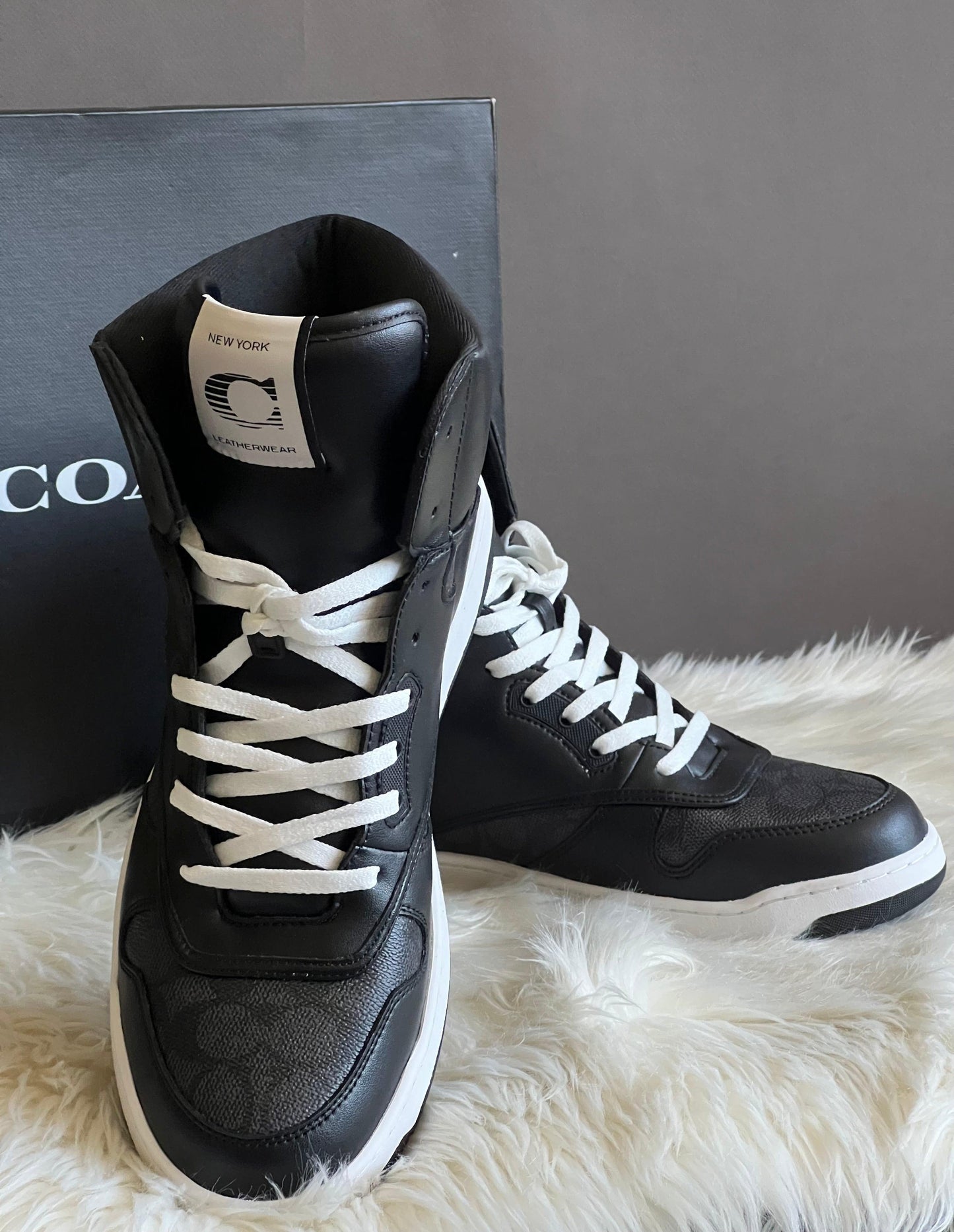 Coach High Top Sneaker in Signature Canvas