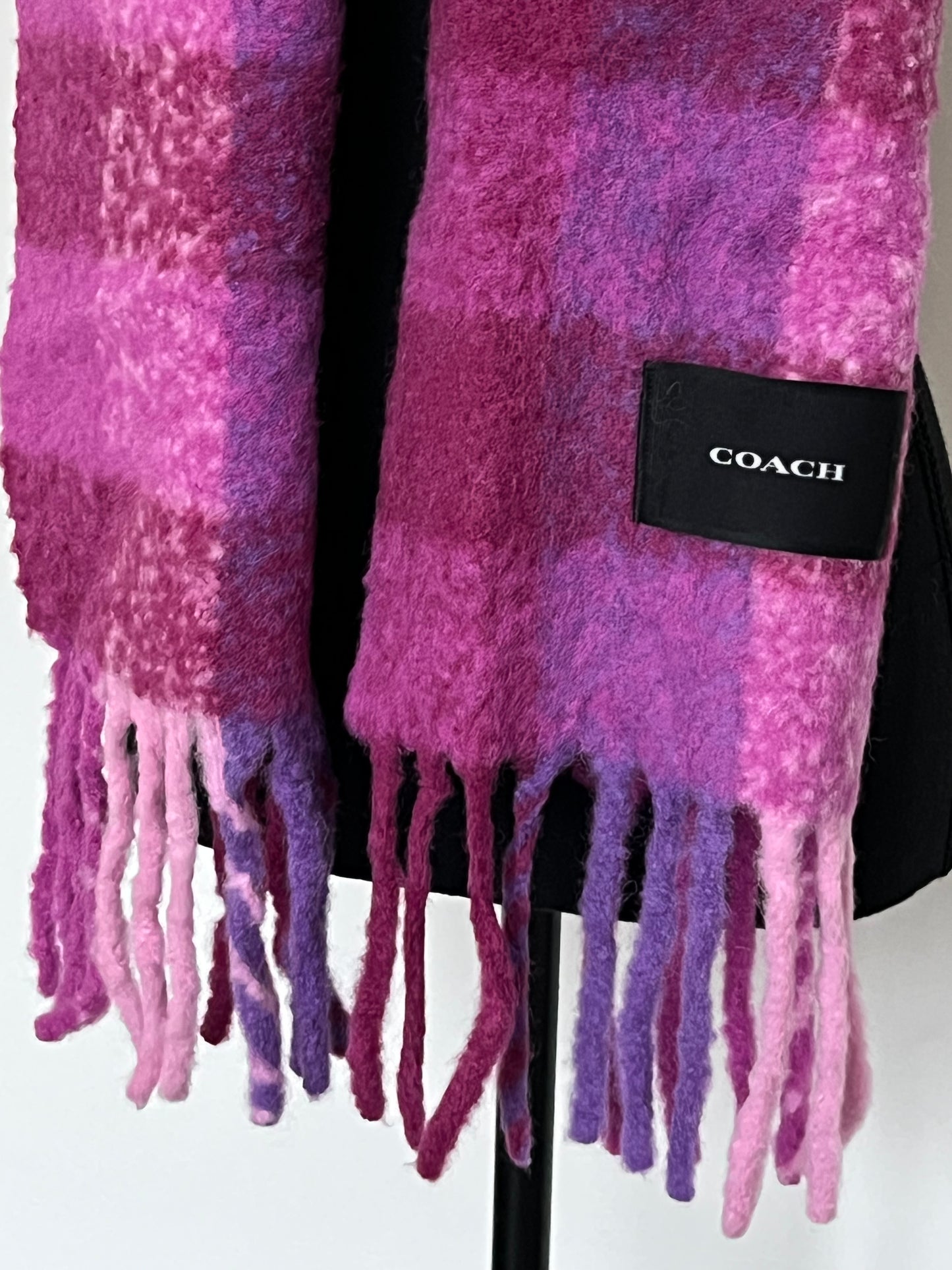 Coach Plaid Oversized Muffler
