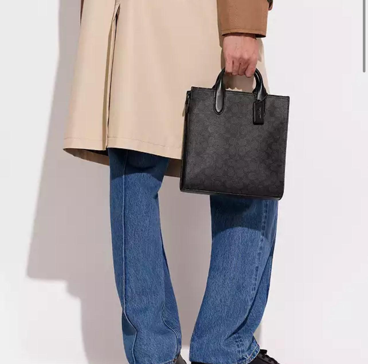 Coach Gotham Tall Tote 24 in Signature Canvas