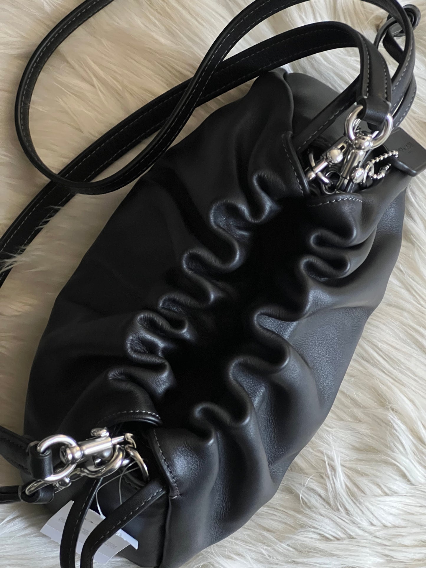 Coach Faye Shoulder Bag with Ruching