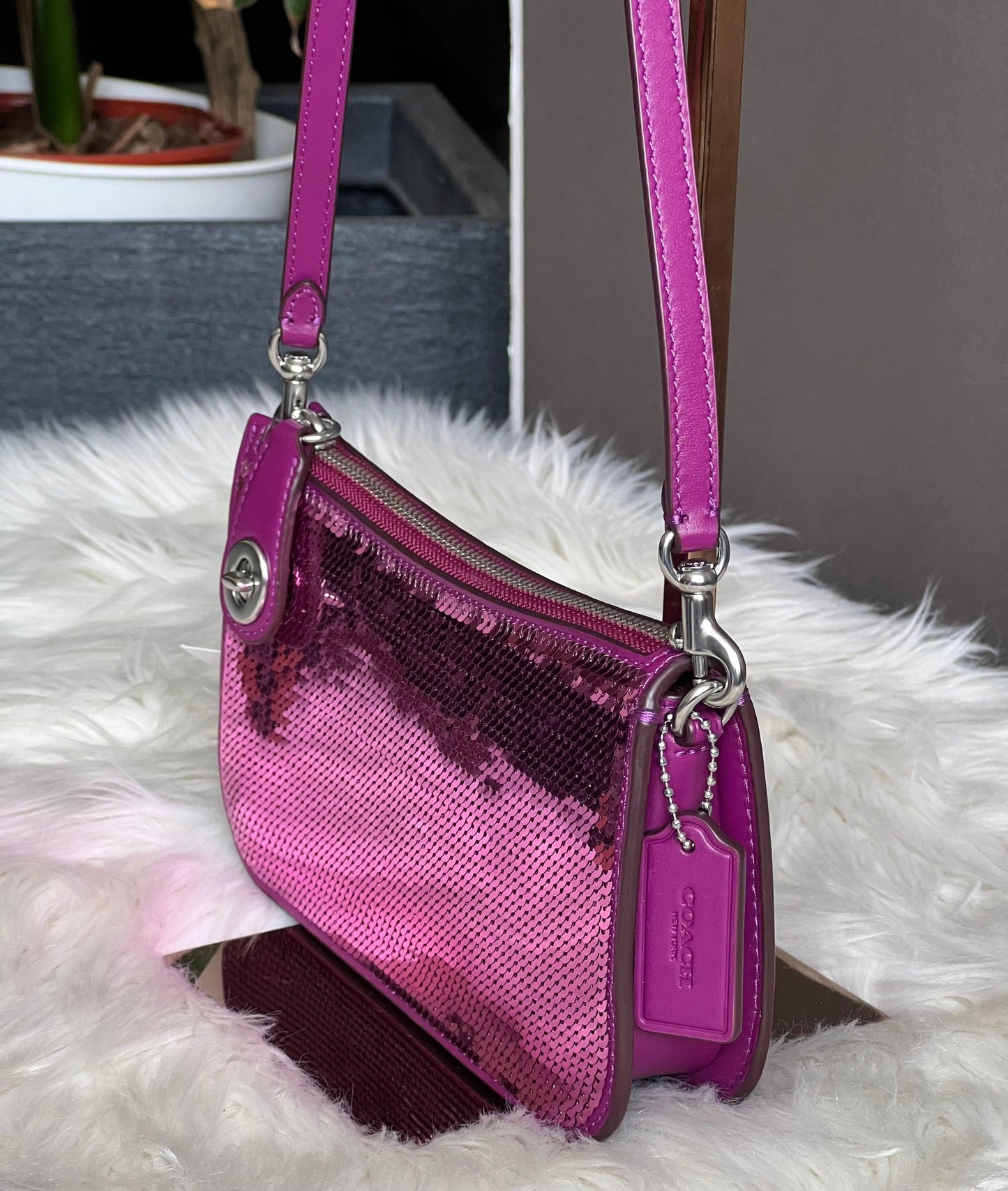 Coach Penn Shoulder Bag with Sequins