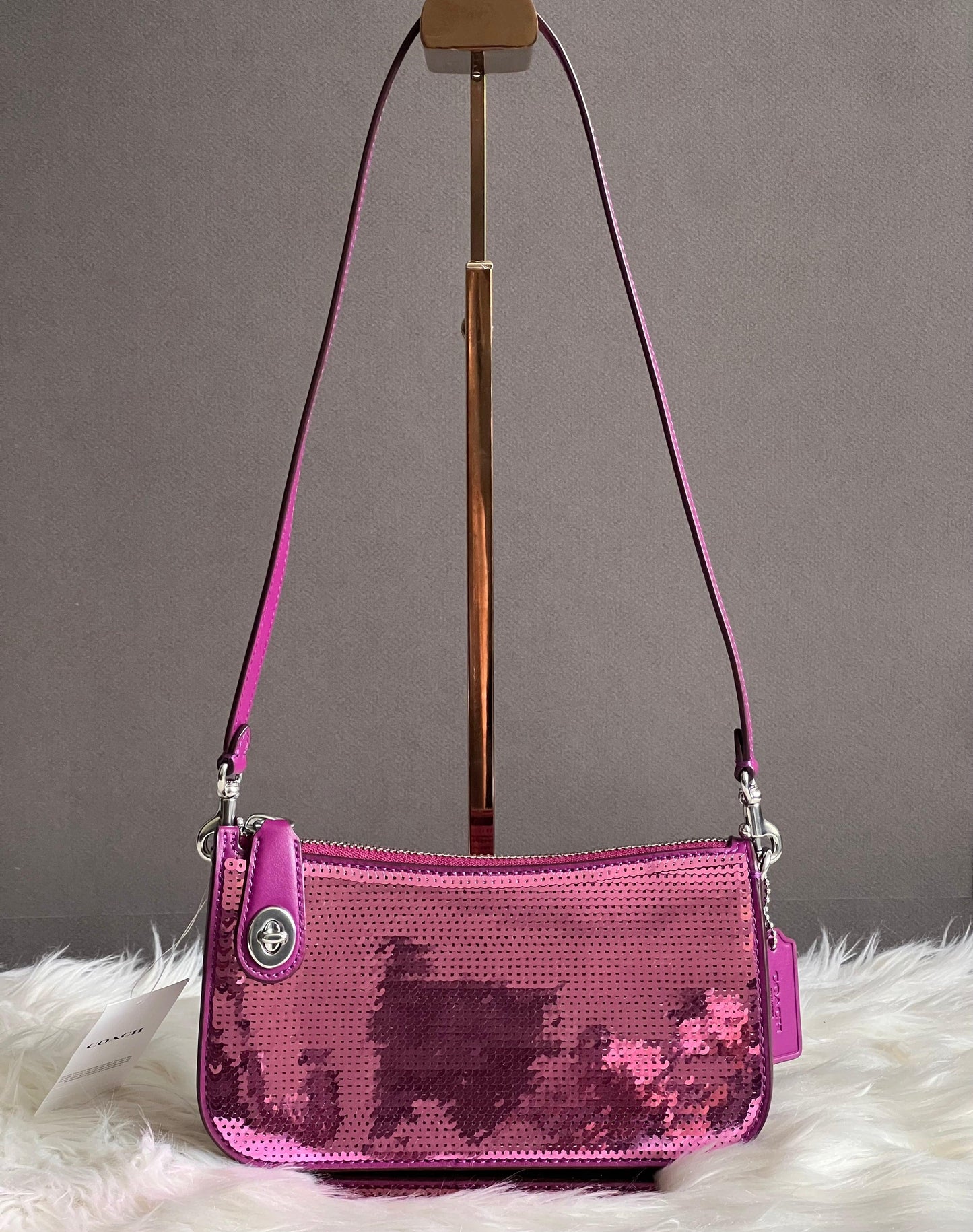 Coach Penn Shoulder Bag with Sequins
