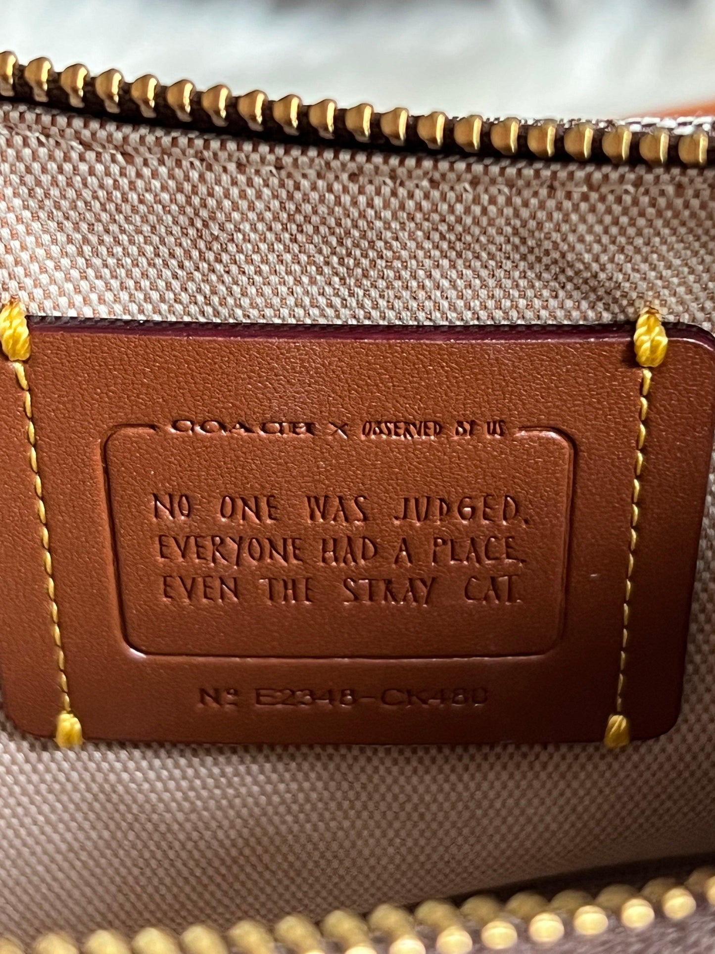 Coach X Observed By Us Swinger 20 in Signature Jacquard